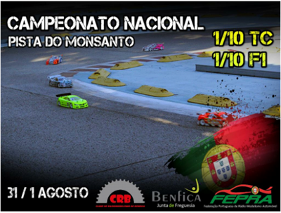 4ª Prova Campeonato Nacional 1/10 TC Stock - MOD e 1/10 F1